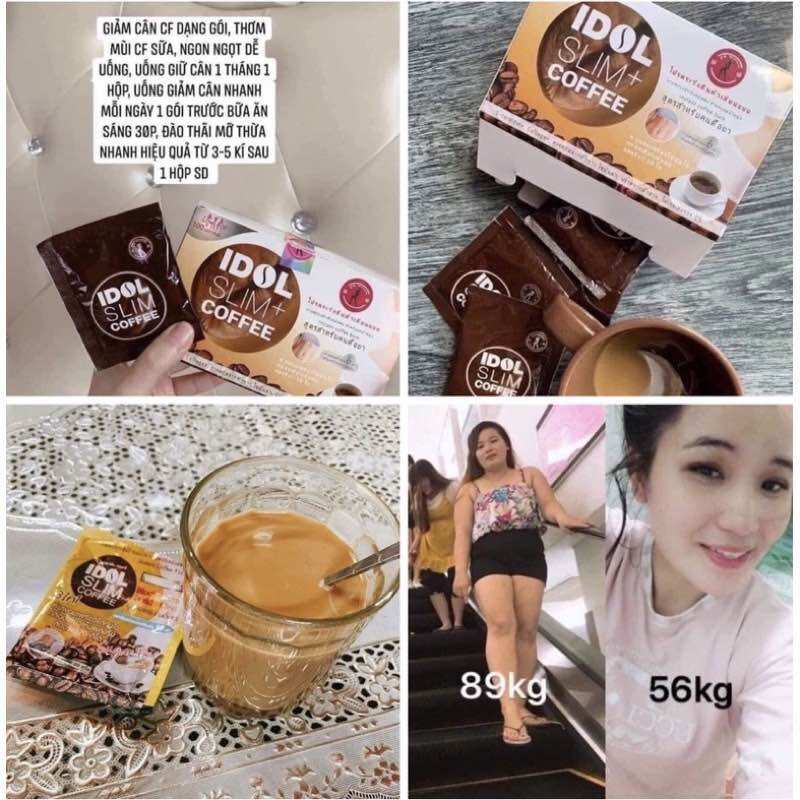 Cà Phê Giảm Cân Idol Slim Coffee Cafe Giảm Cân Cấp Tốc Thái Lan
