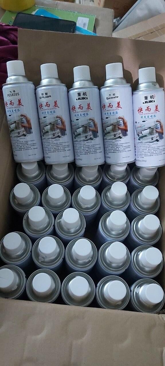 Sơn xịt Juki sử dụng để sơn máy may ( màu trắng)