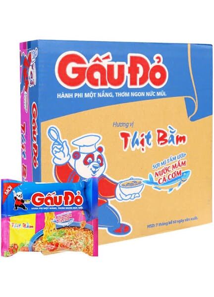 Mì gấu đỏ thịt bằm t/30g