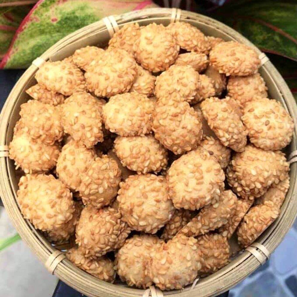 Bánh trứng nhện mè 500g