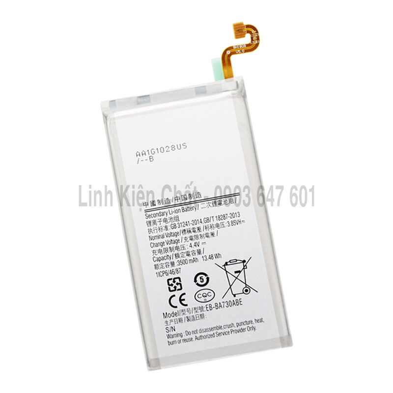 Pin cho điện thoại samsung galaxy a8 plus a730 3500mah zin