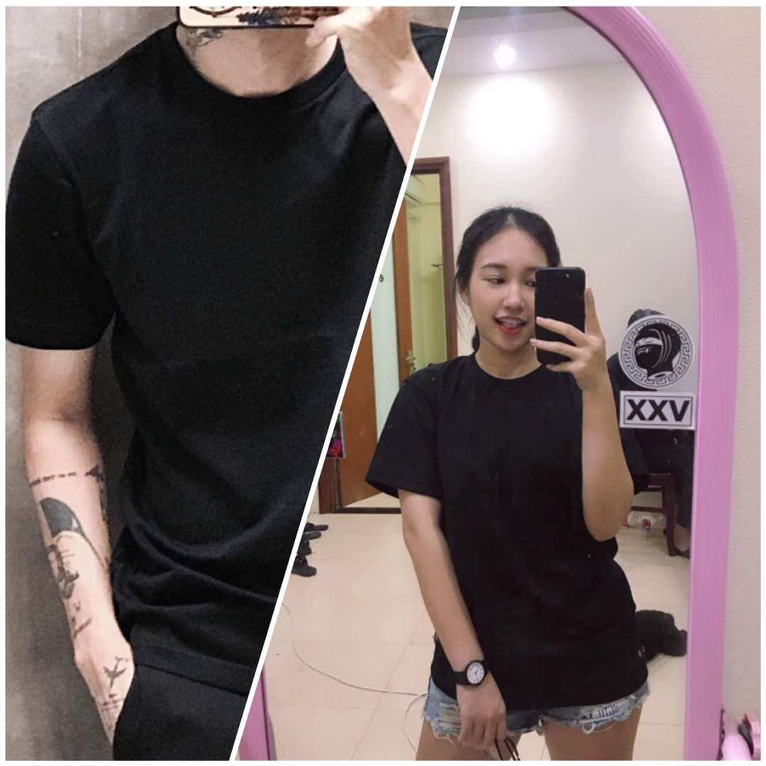 Black Kirkland T-shirts Oversize/ Áo thun đen Kirkland Oversize