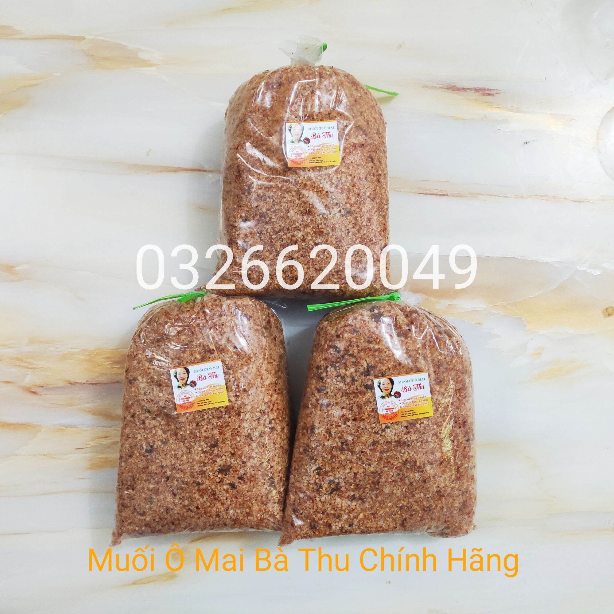 [Combo sỉ 1] 3kg Muối Ô Mai Bà Thu Chính Hãng