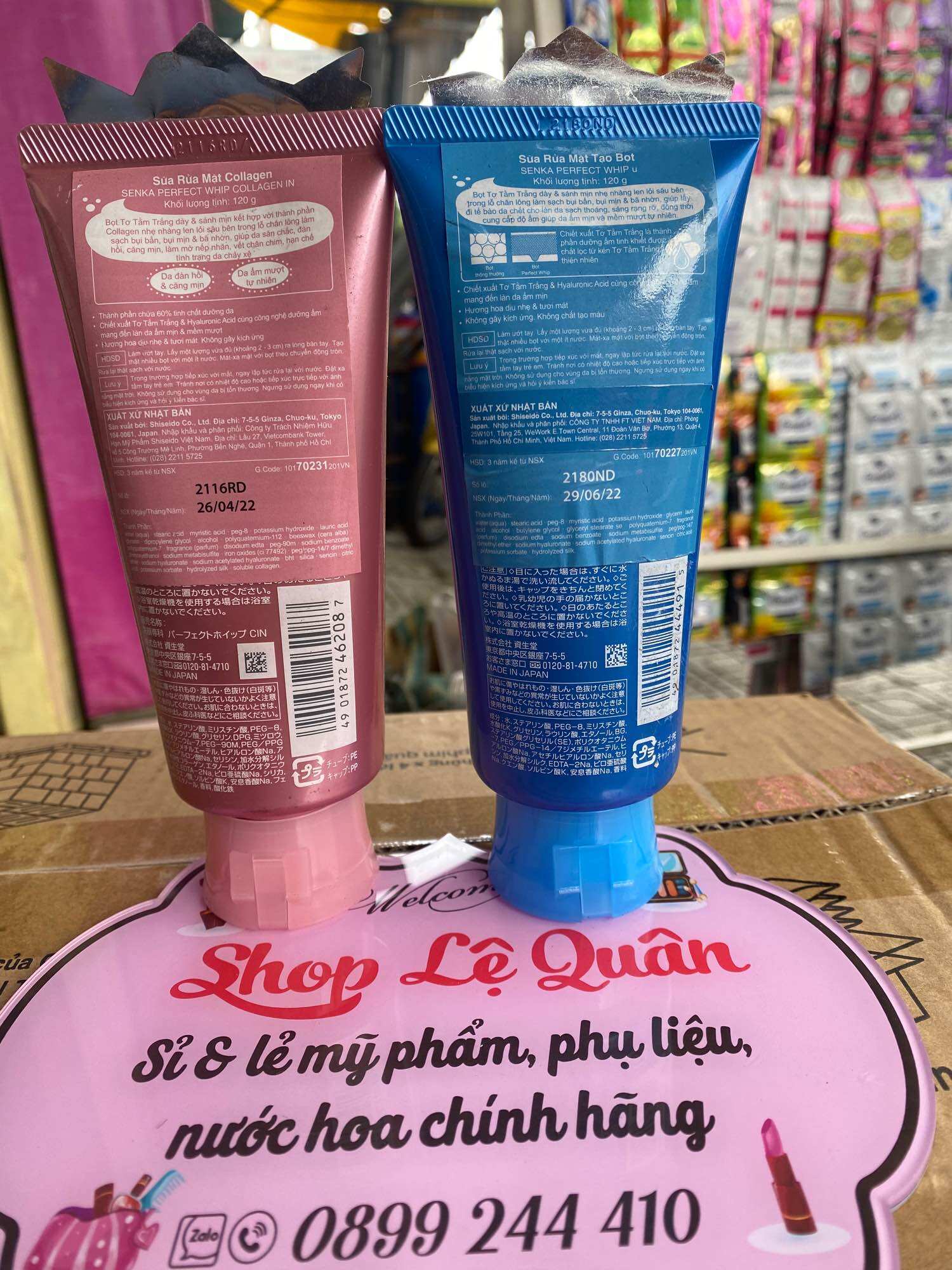 Sữa rửa mặt senka 120g