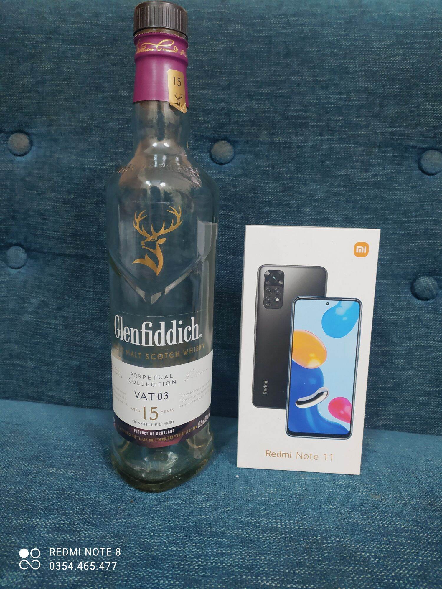 VỎ CHAI GLENFIDDICH, FULL BOX