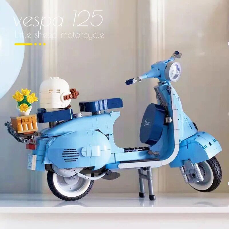Xếp Hình Leji 9936 ( Xe Vespa 125 Bản Ý 1106 Mảnh )