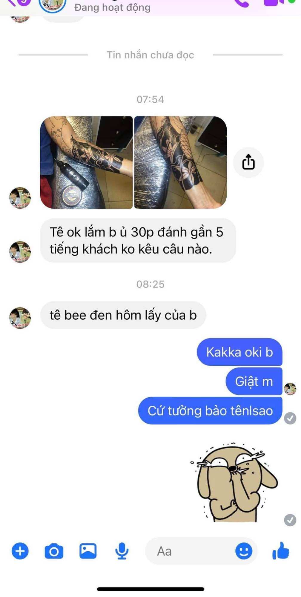 Tê bee đỏ chuyên dùng xăm hình, phun xăm