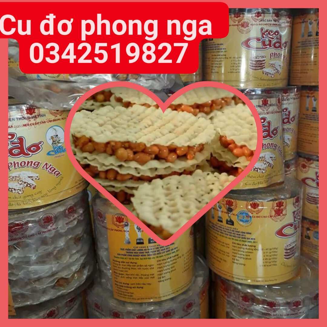 Combo 3 hộp Đặc Sản Cu Đơ Hà Tĩnh chuẩn hiệu Phong Nga 800g