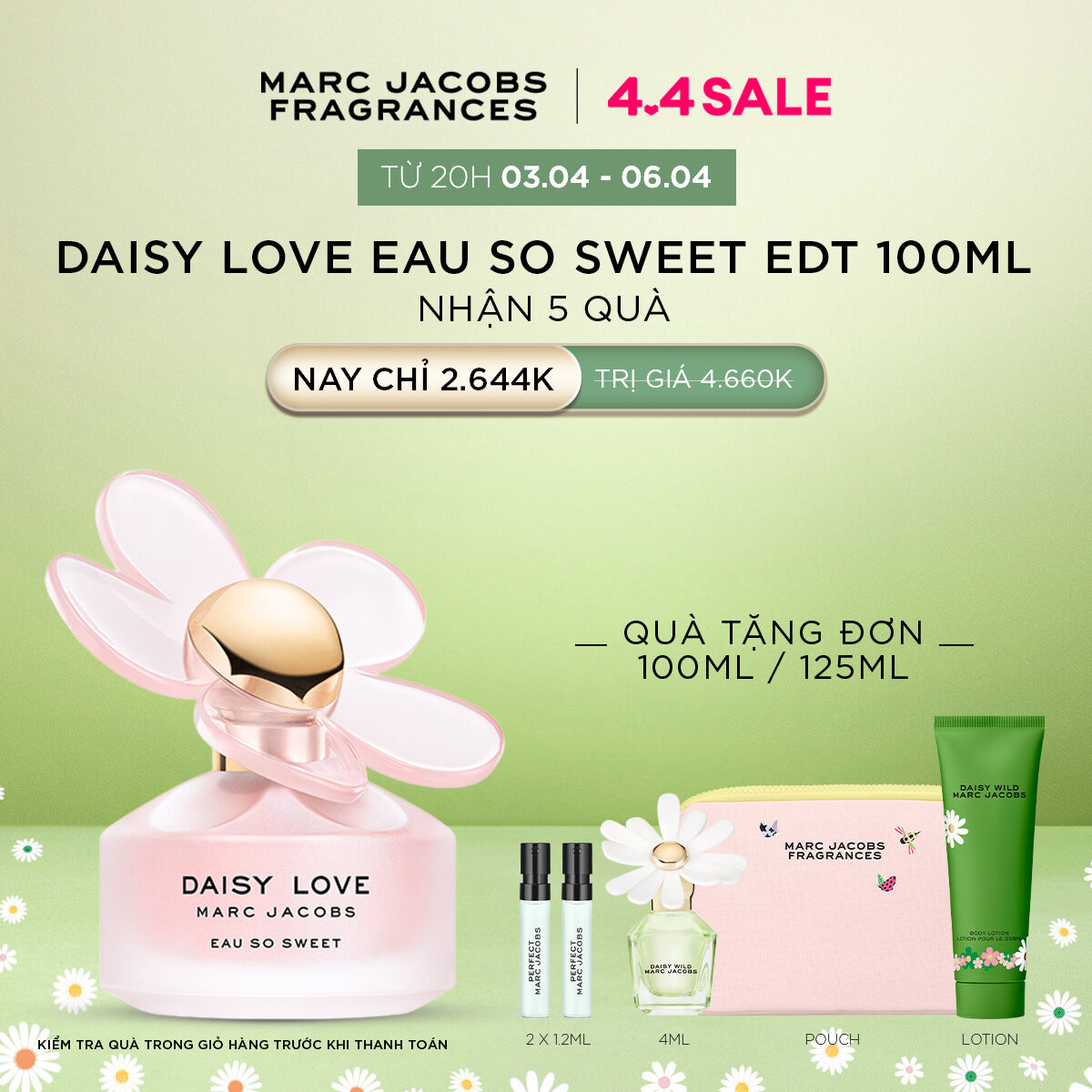 Women's Perfume Marc Jacobs Daisy Love Eau so Sweet Edt 100ml