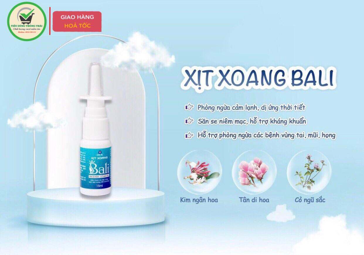 XỊT XOANG BALI 15ML