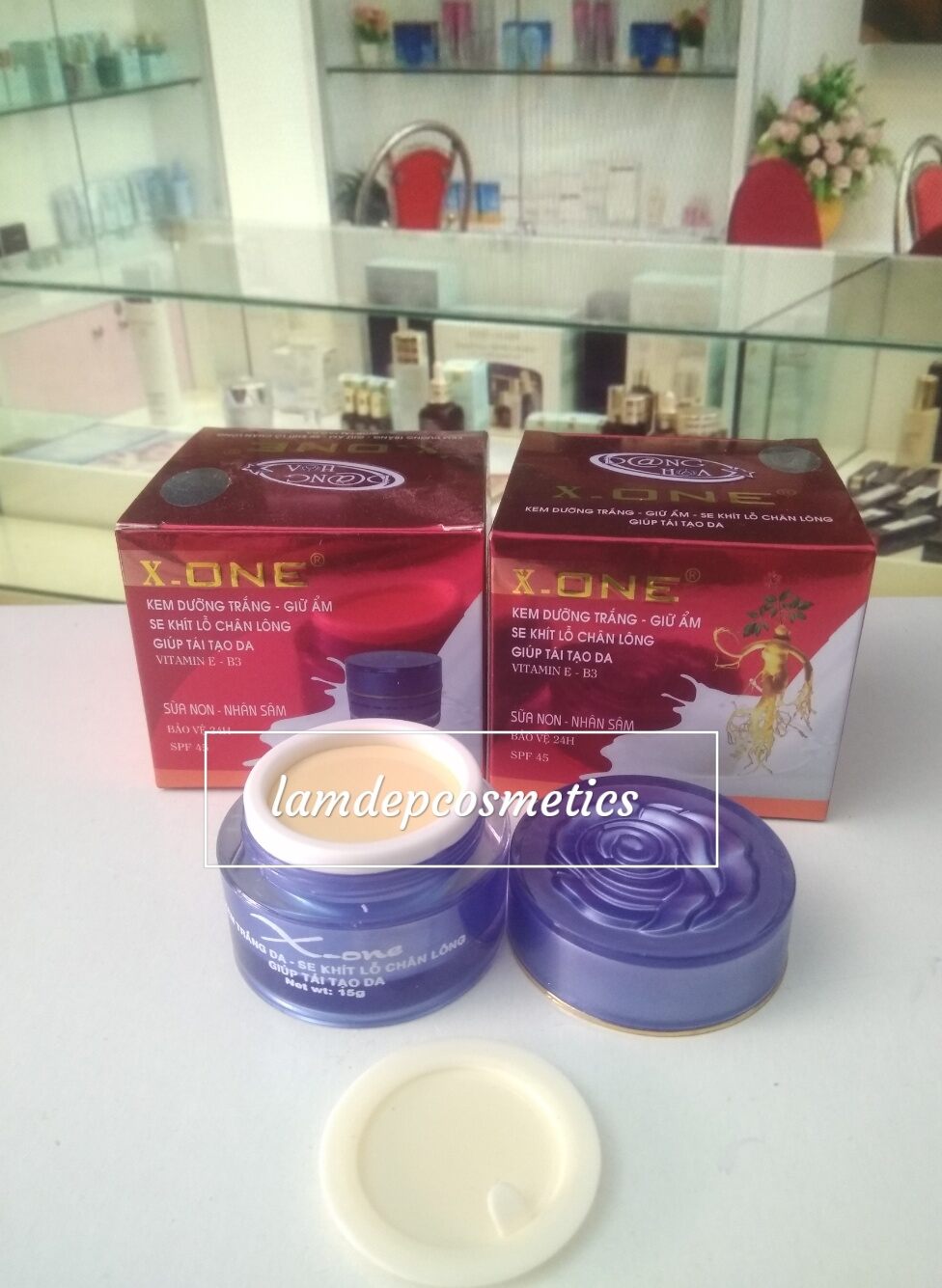 Kem xone trắng da giữ ẩm se khít chân lông tái tạo 15g