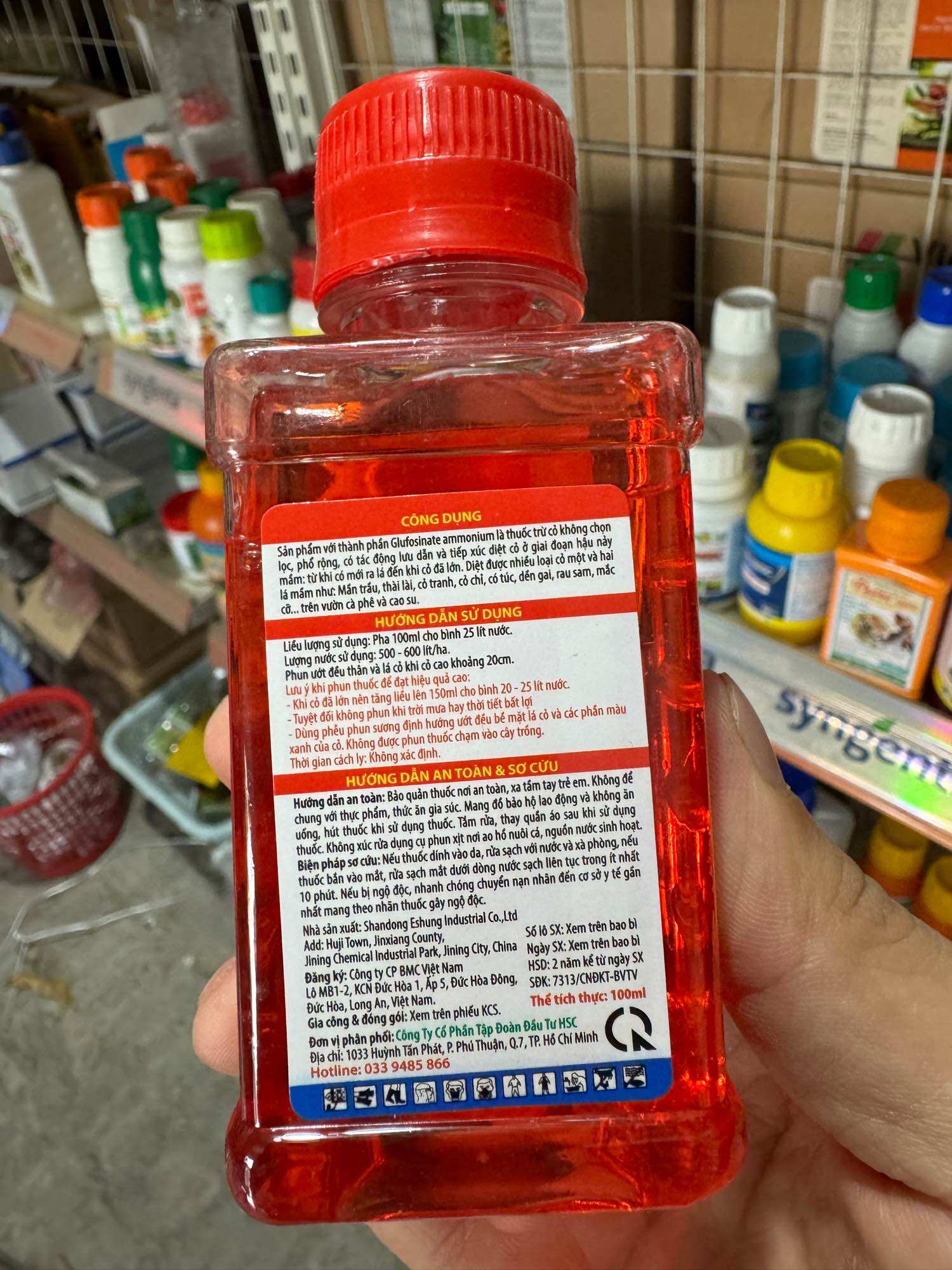 Thuốc trừ cỏ 200SL Phượng Hoàng Lửa cỏ lưu dẫn diệt cỏ tận gốc (chai 100ml)