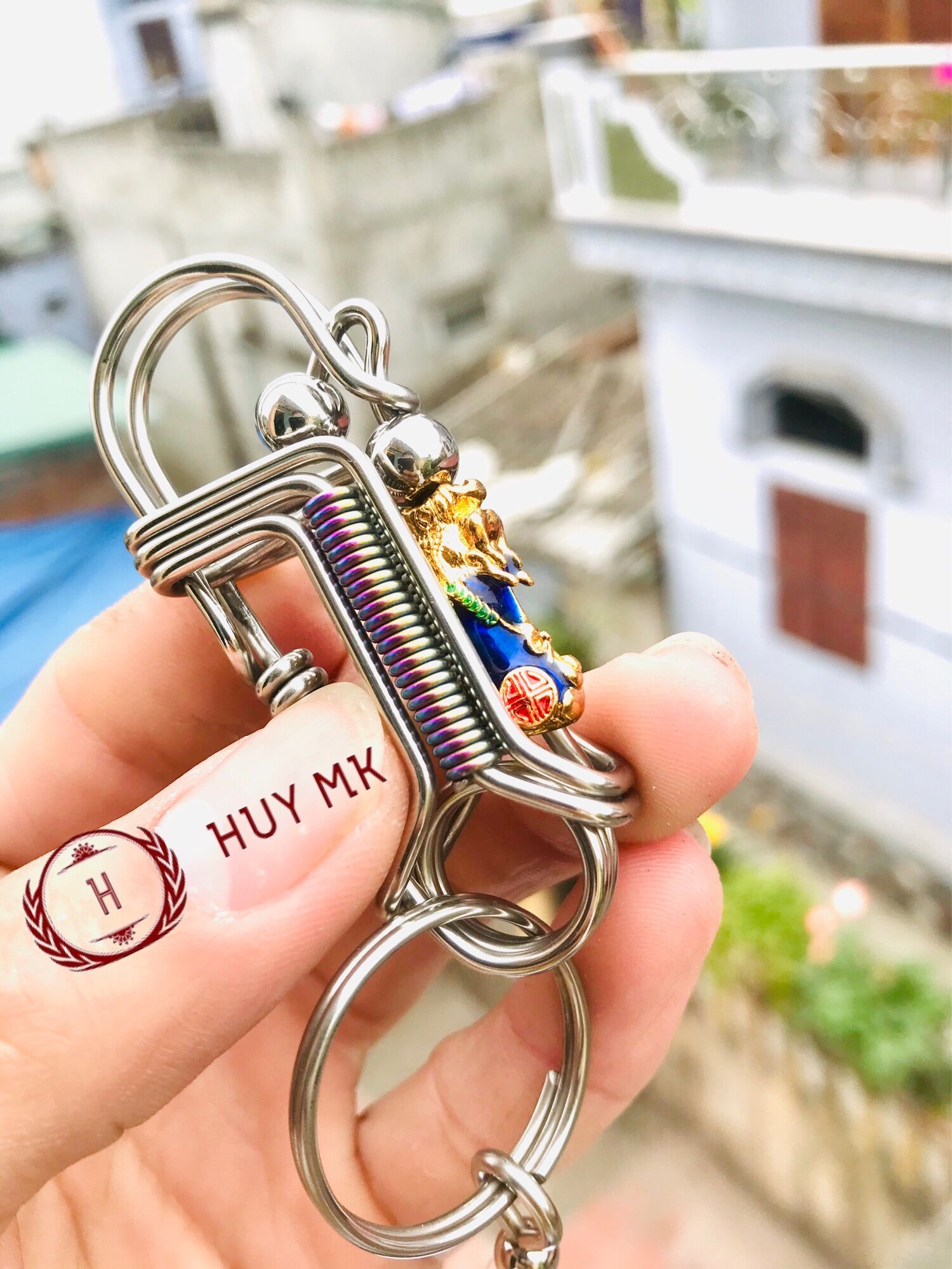 móc khóa thủ công tỳ hưu
