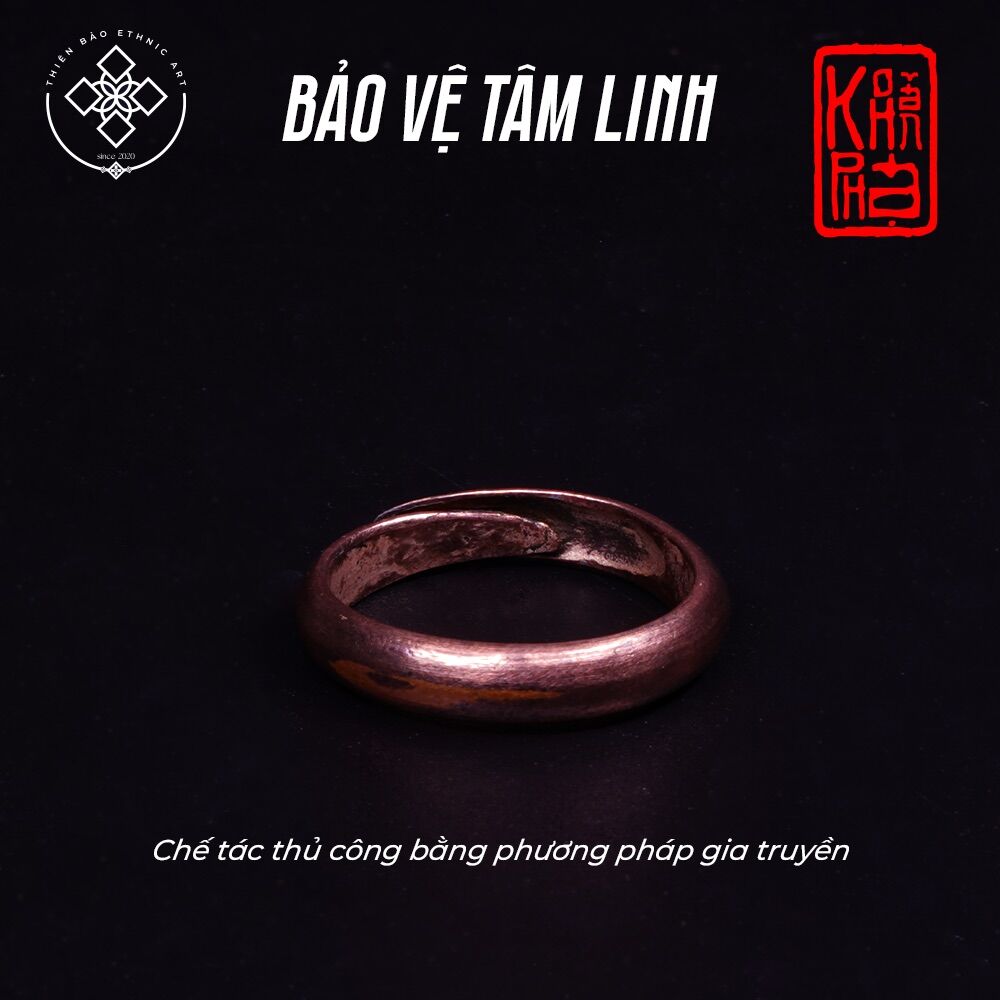 Nhẫn tầm sét dân tộc tày phong thuỷ trừ tà ma