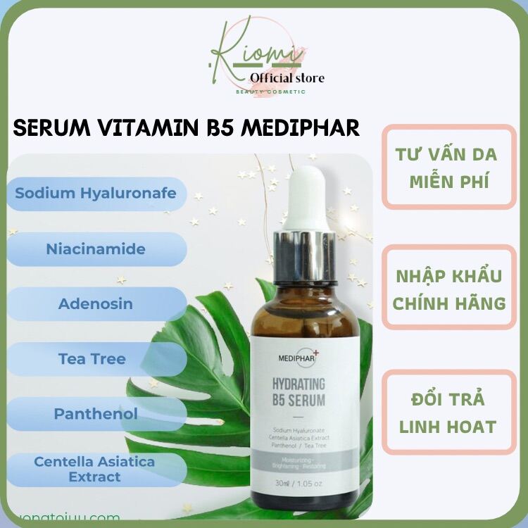 Serum phục hồi da dưỡng ẩm vitamin b5 mediphar Hydrating B5 serum 30ml thumbnail