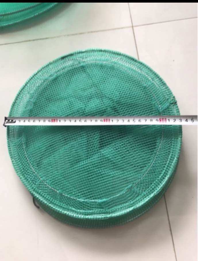 Rọng cá, rọng đựng cá, túi đựng cá,rắn,ếch,nhái... cước xanh mắt lưới 4li cao từ 55cm đến 75cm