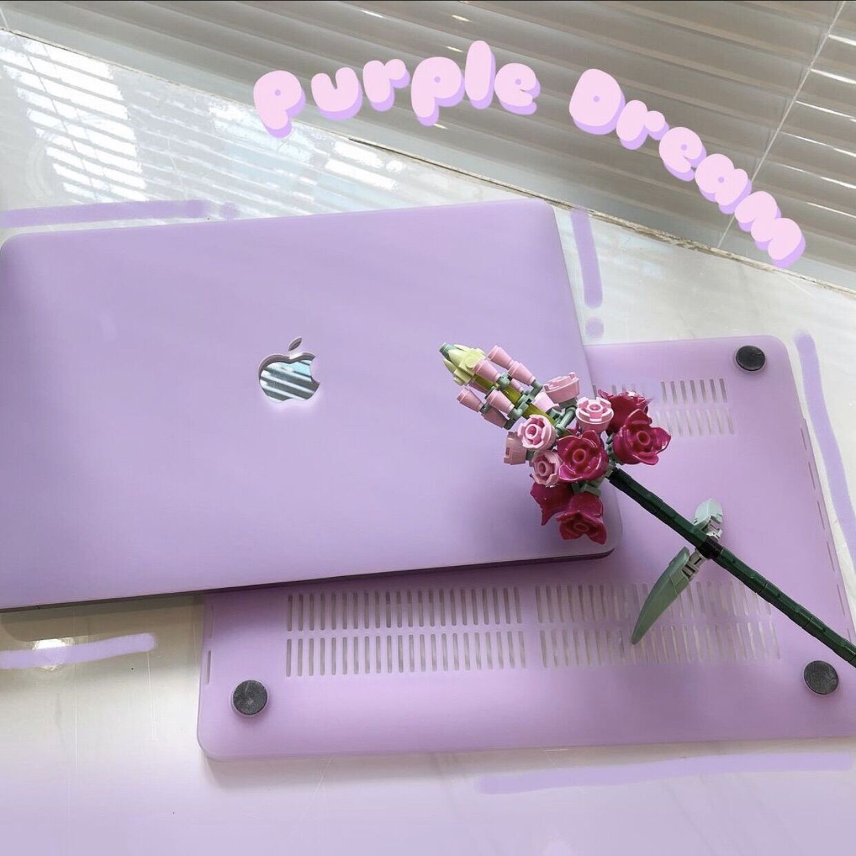 Ốp / cover Mac tím pastel Alder
