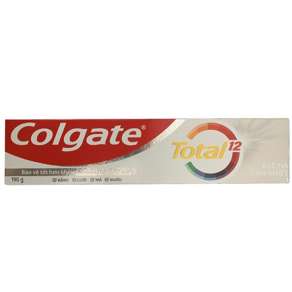 [Hcm]Kem Đánh Răng Colgate Total Bạc Hà Tinh Khiết 190G