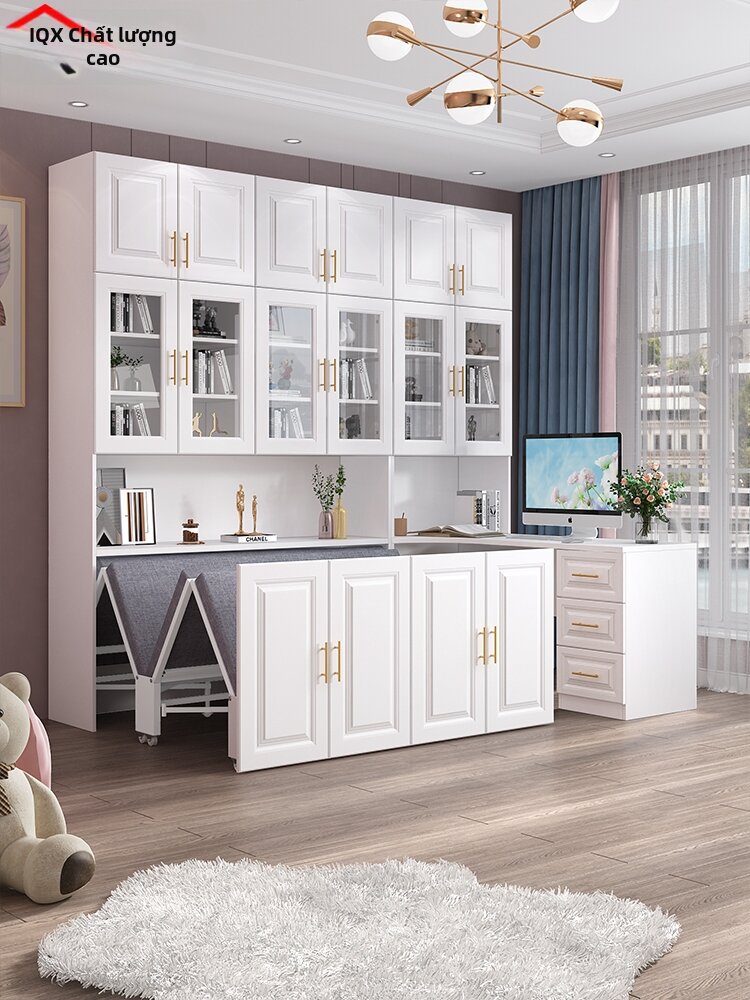 QIANGXIANG | Multi-function Desk Bed Integrated Design Giá 18,450,000 Đồng*Miễn phí vận chuyển