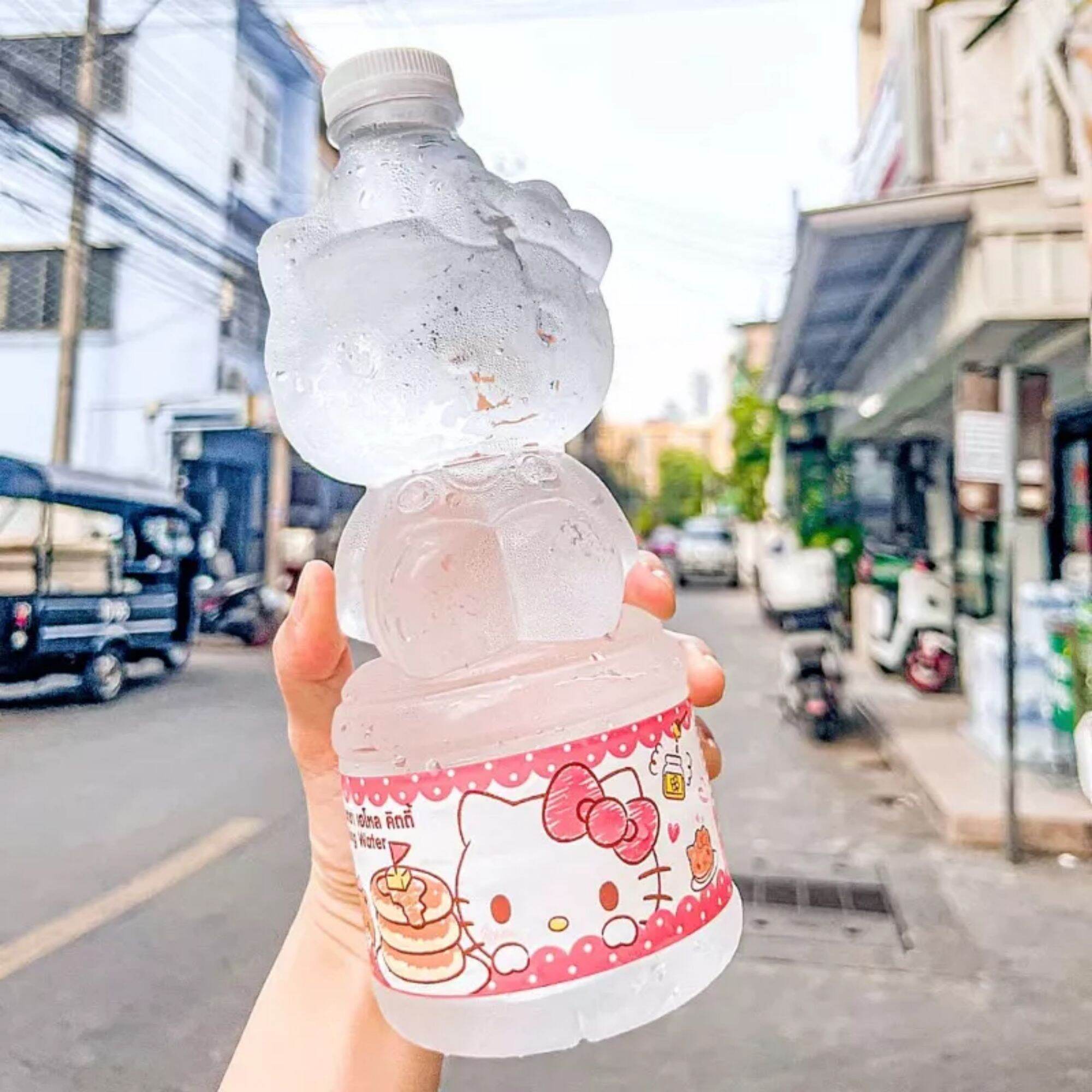 🌸vỏ chai nước hello kitty