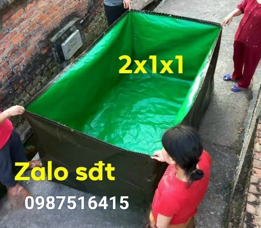bể bạt nuôi ốc lươn ếch cá