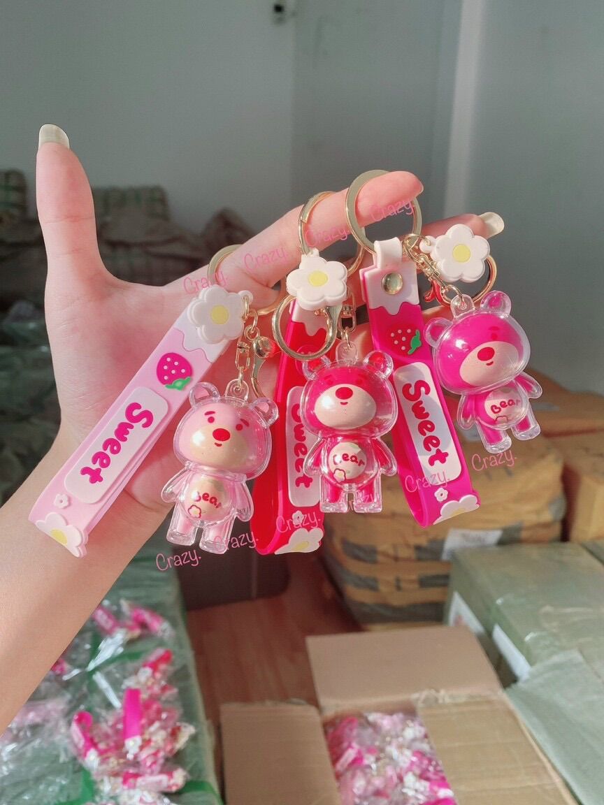 MÓC KHÓA GẤU DÂU LOTSO
