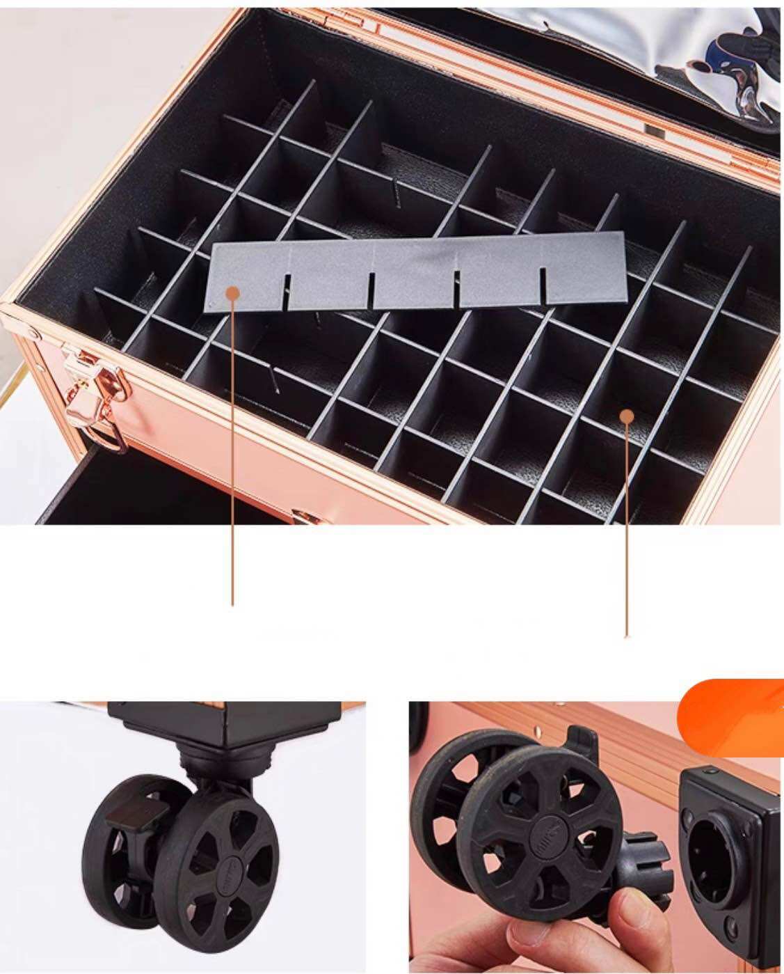 CỐP VALI KÉO 3 TẦNG