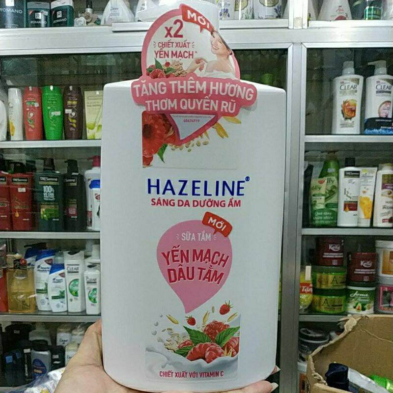 Sữa Tắm S&Aacuteng Mịn Da Hazeline Yến Mạch D&Acircu Tằm 12Kg