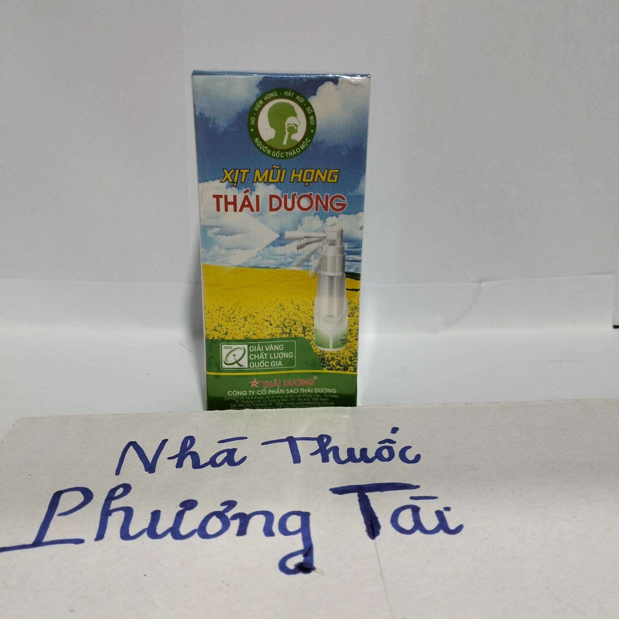 Xịt mũi họng Thái Dương chai 20ml