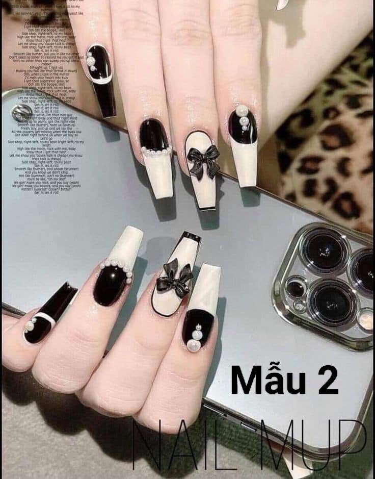 [ tặng kèm keo gắn móng và dũa ] NailBox móng up thiết kế