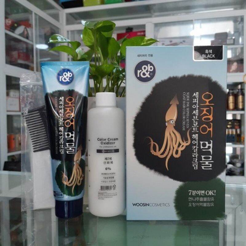 Kem nhuộm tóc phủ bạc thảo dược r&b Henna 150ml