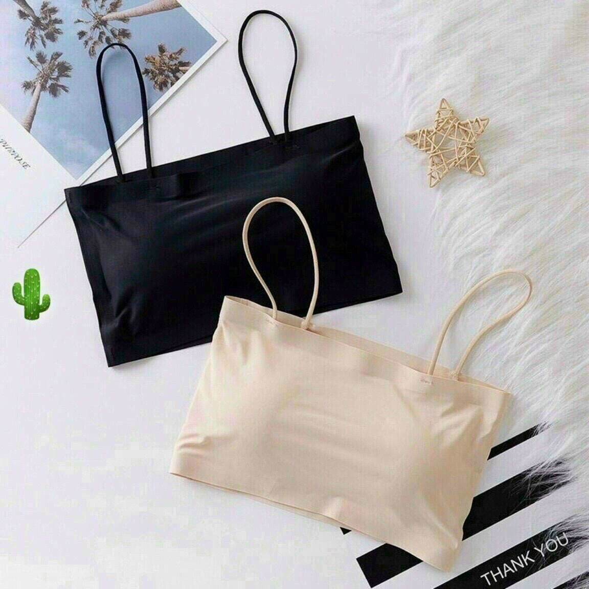 Áo bra su hai dây thun lạnh có mod from dưới 50kg