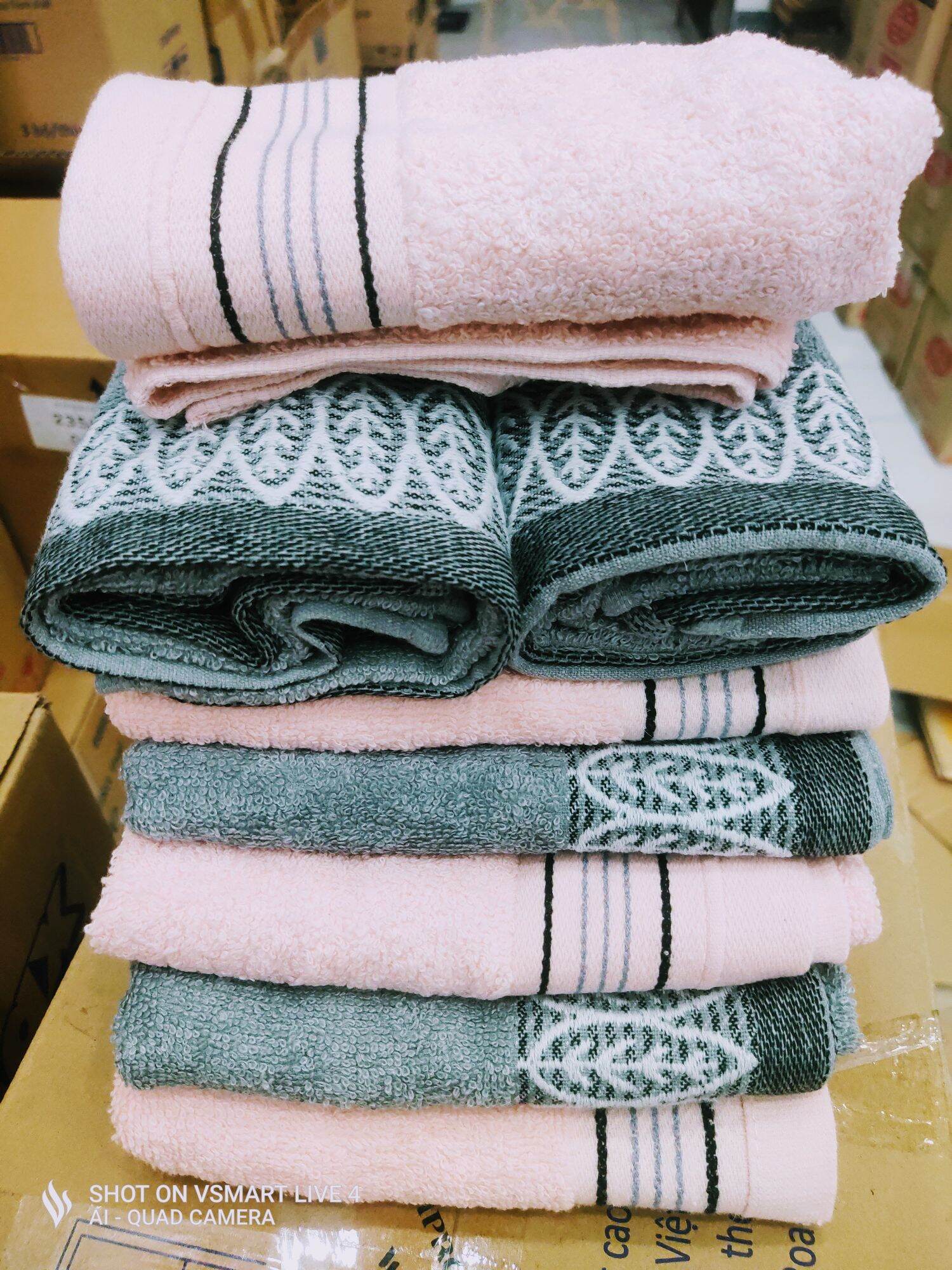 Khăn Bông sợi cotton (35cm x70cm)