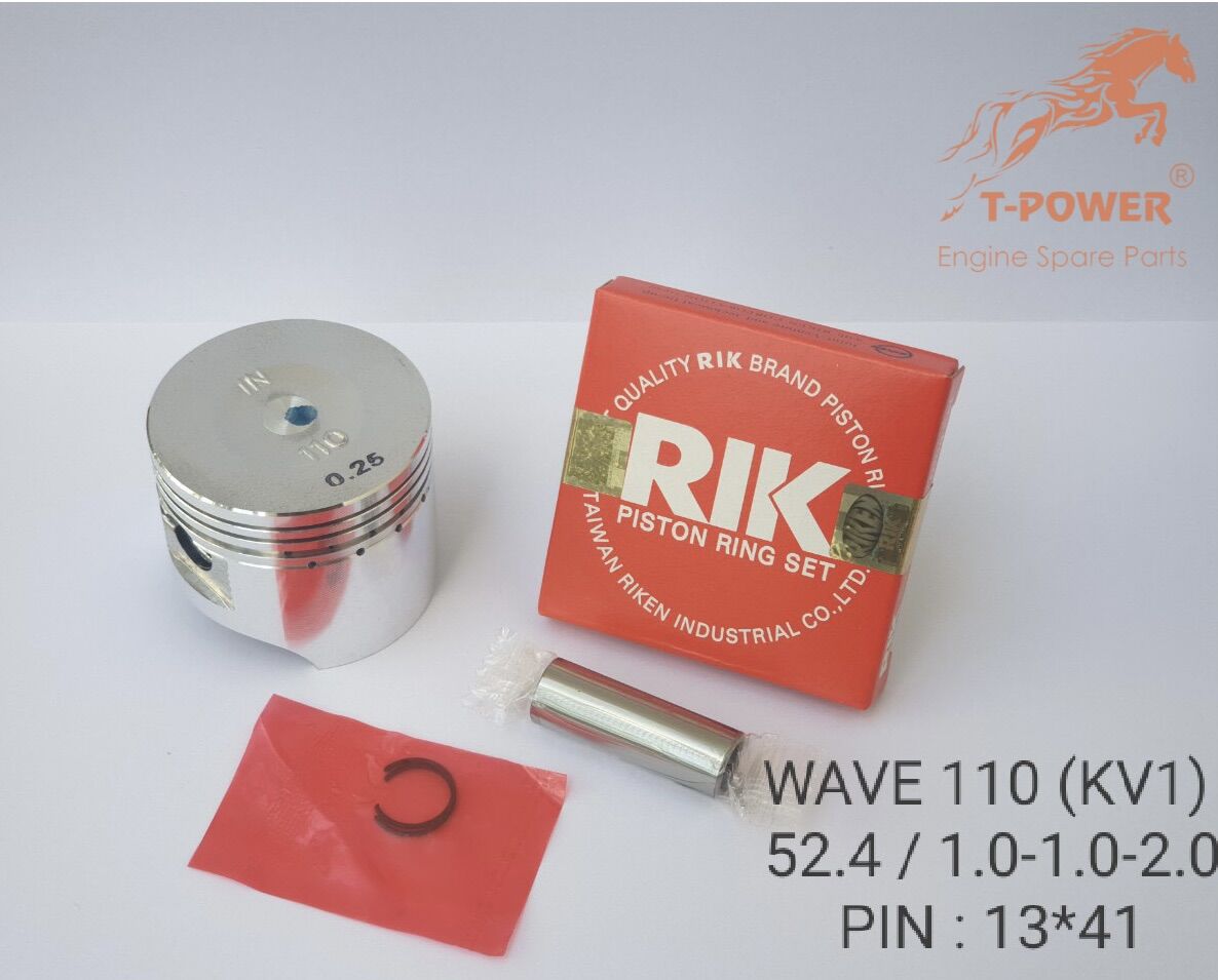 Bộ piston bạc WaVe 52.4