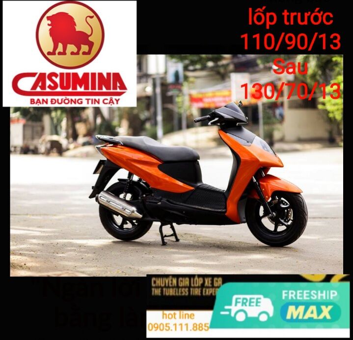 LỐP 130/70-13 (8 bố) EUROMINA SAU @, DYLAN, PS