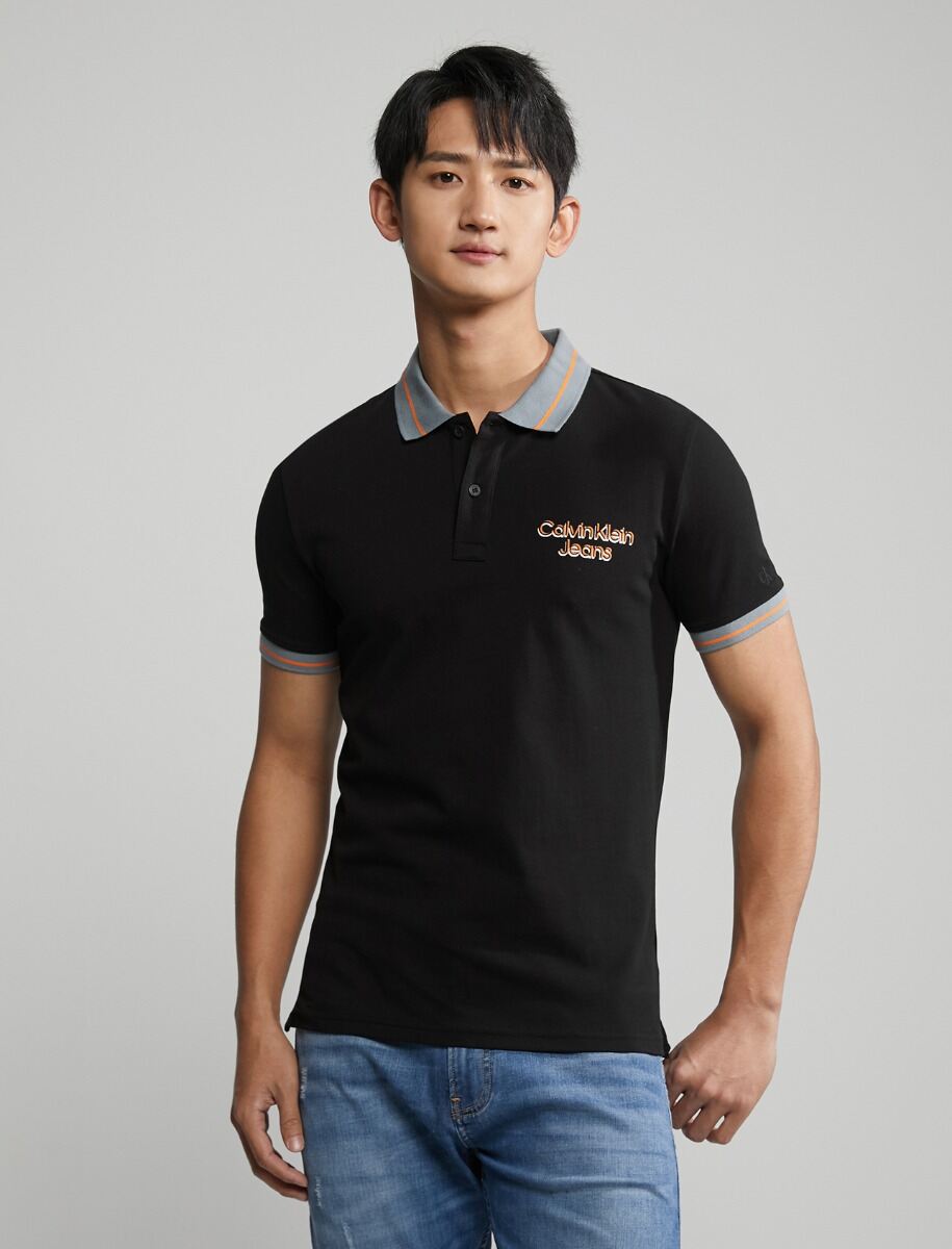 Calvin klein - áo polo nam slim fit j323249beh