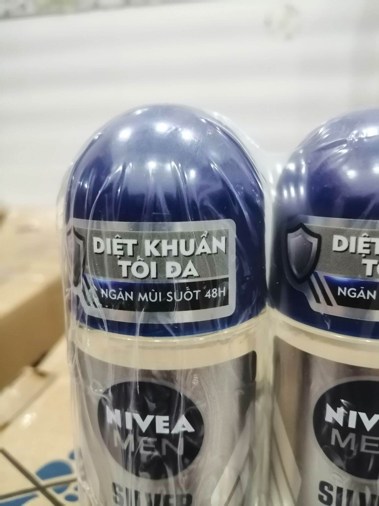 Lăn khử mùi NIVEA Men 50ml (phân tử bạc)