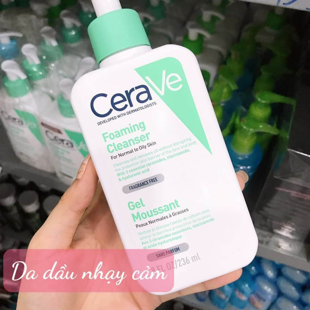 Gel rữa mặt cerave 236ml