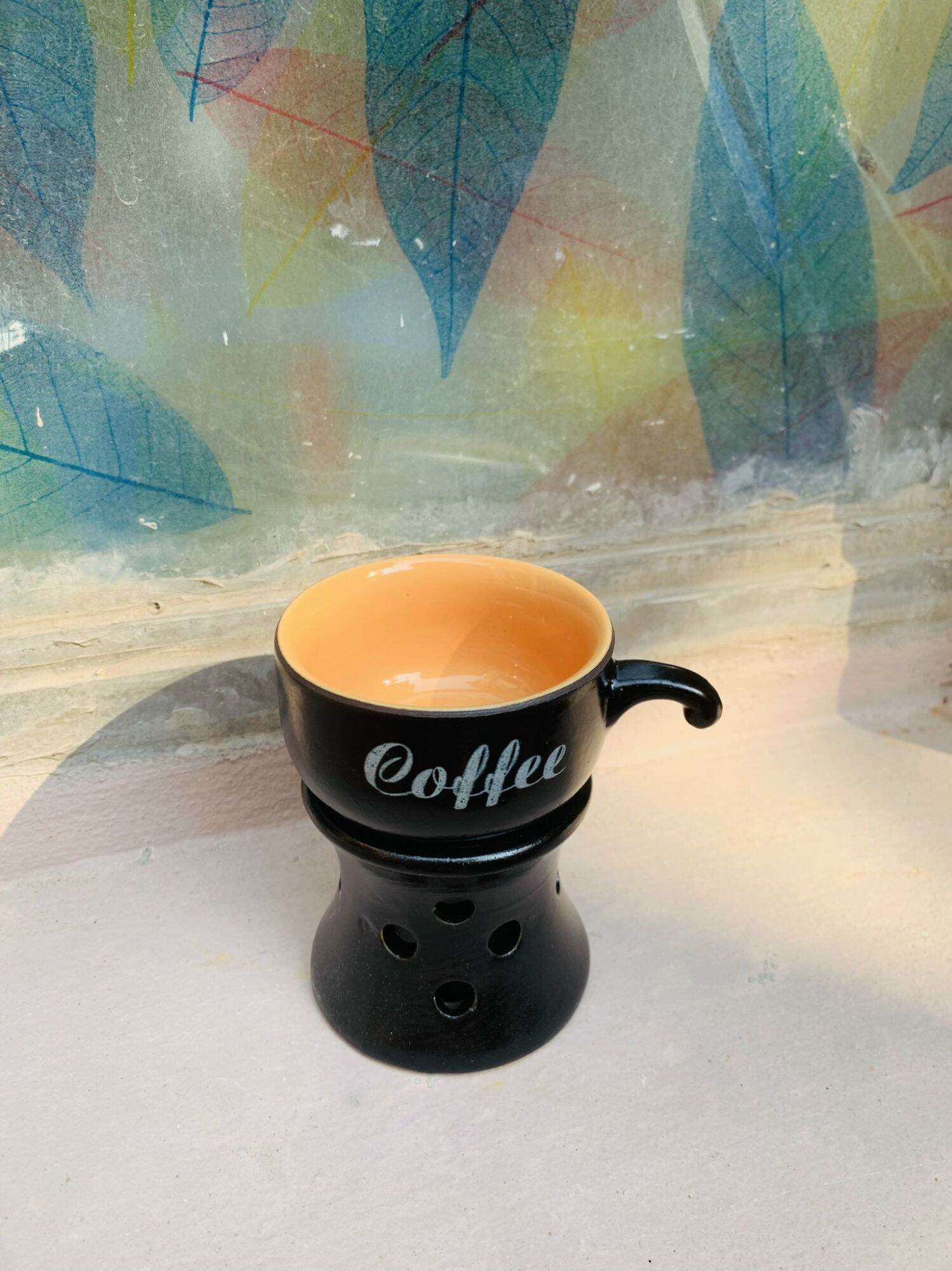 Bếp đun hâm nóng cafe + Tặng nến viên (có video cận cảnh)