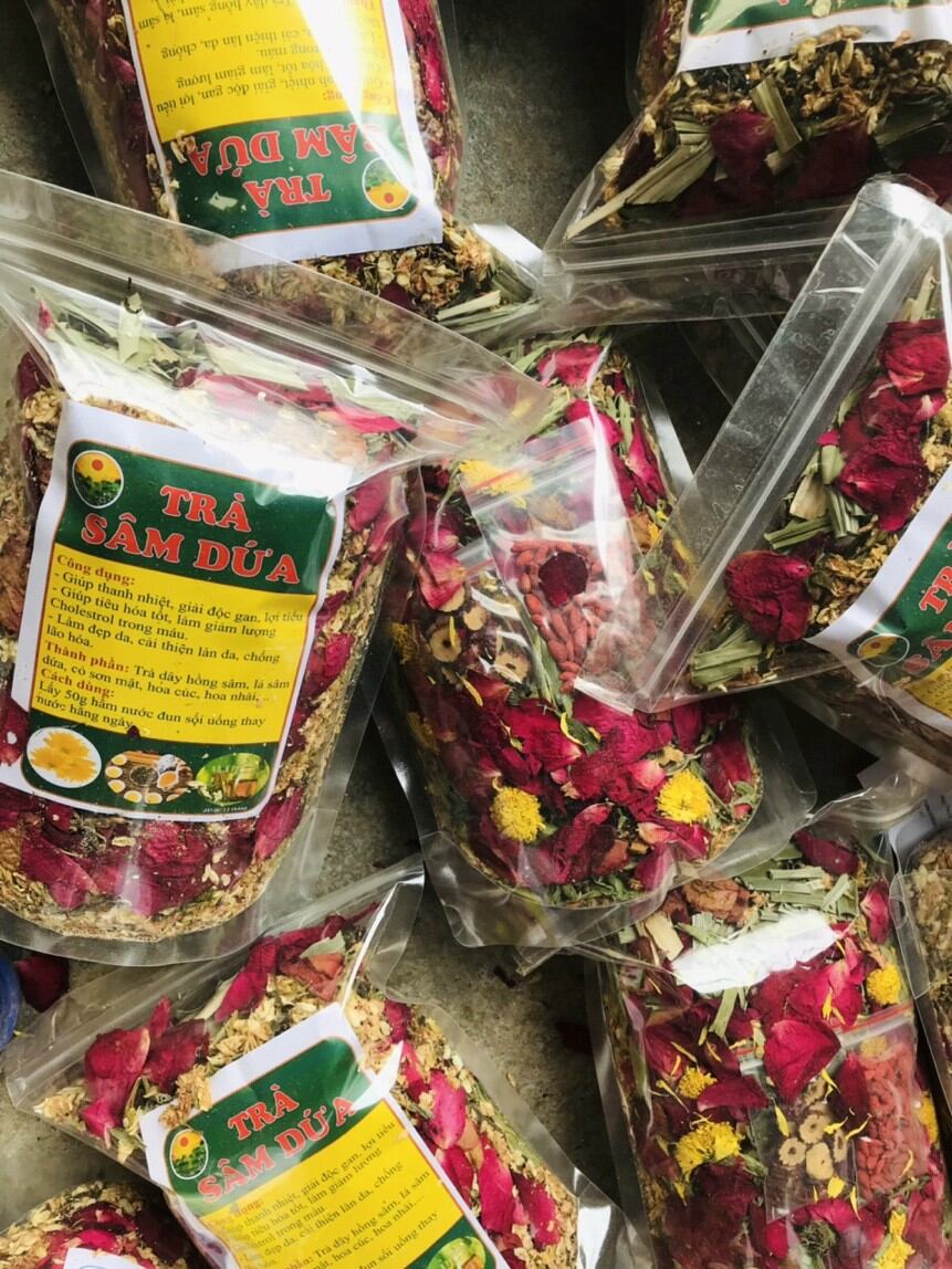 Trà sâm dứa sapa tốt cho sức khỏe và sắc đẹp 500g