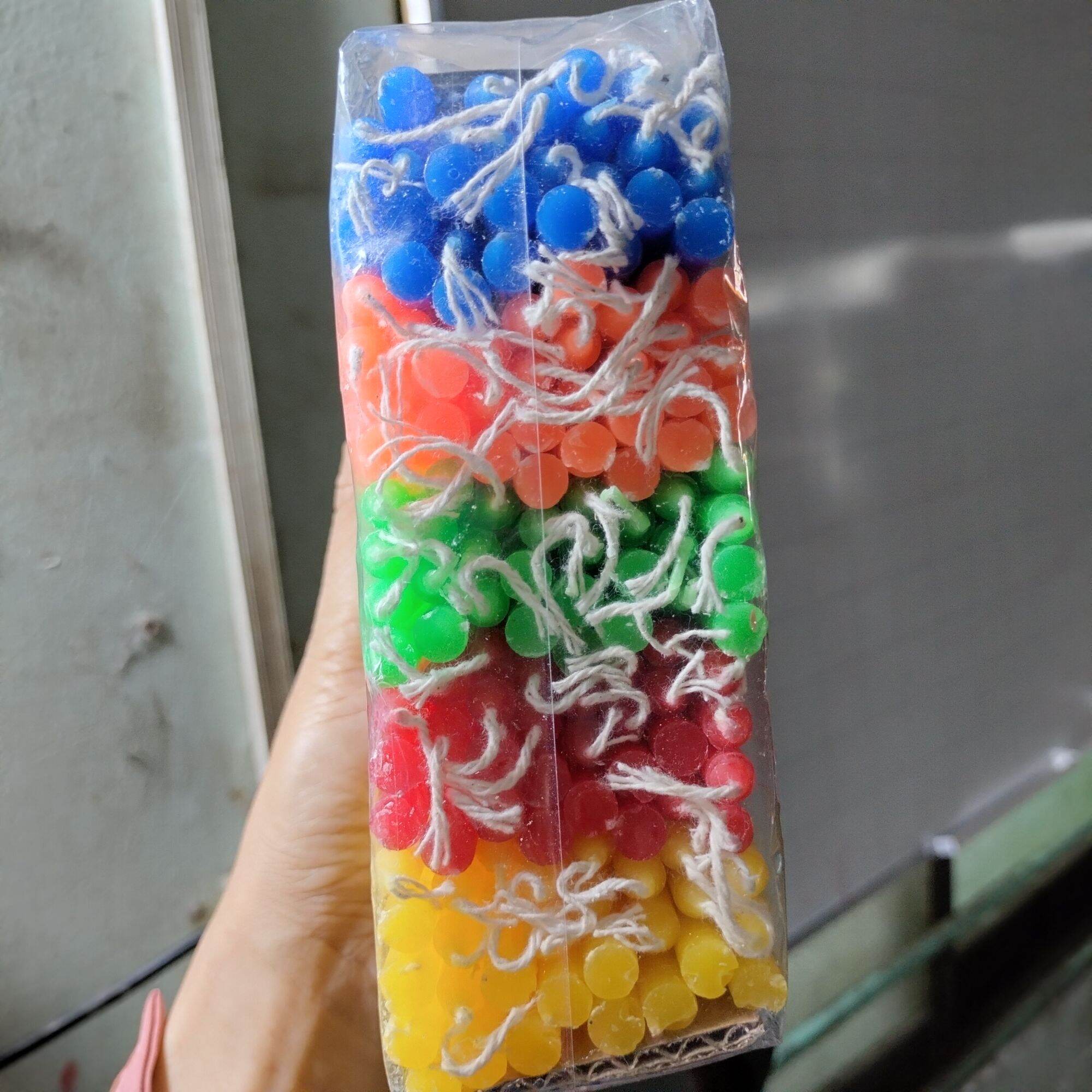 (Túi 145 cây)Đèn cầy thắp lồng đèn Trung Thu nhiều màu/Nến nhỏ cúng sao 200-500 gram