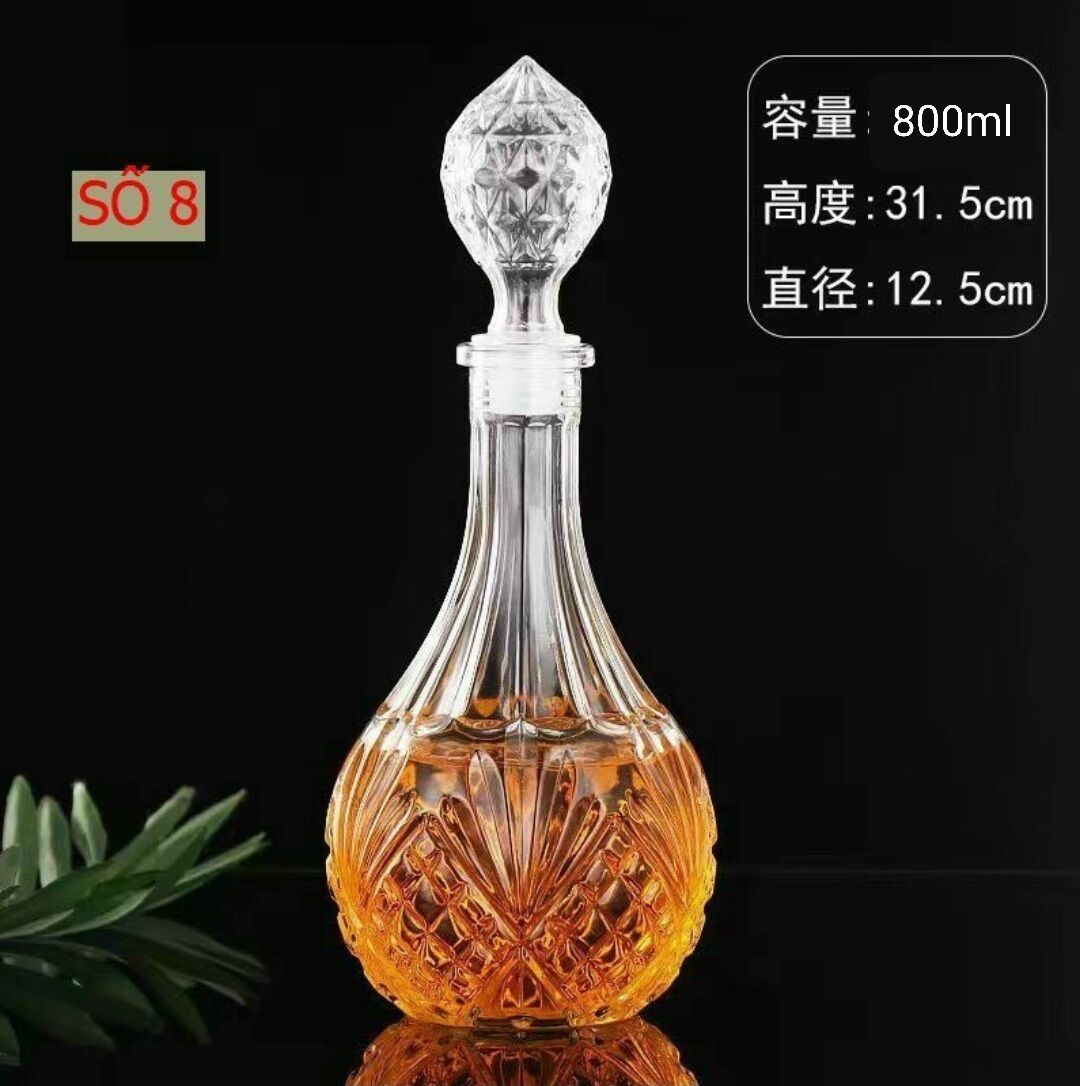 Chai thủy tinh (vỏ chai đựng rượu) 500ml - 750ml