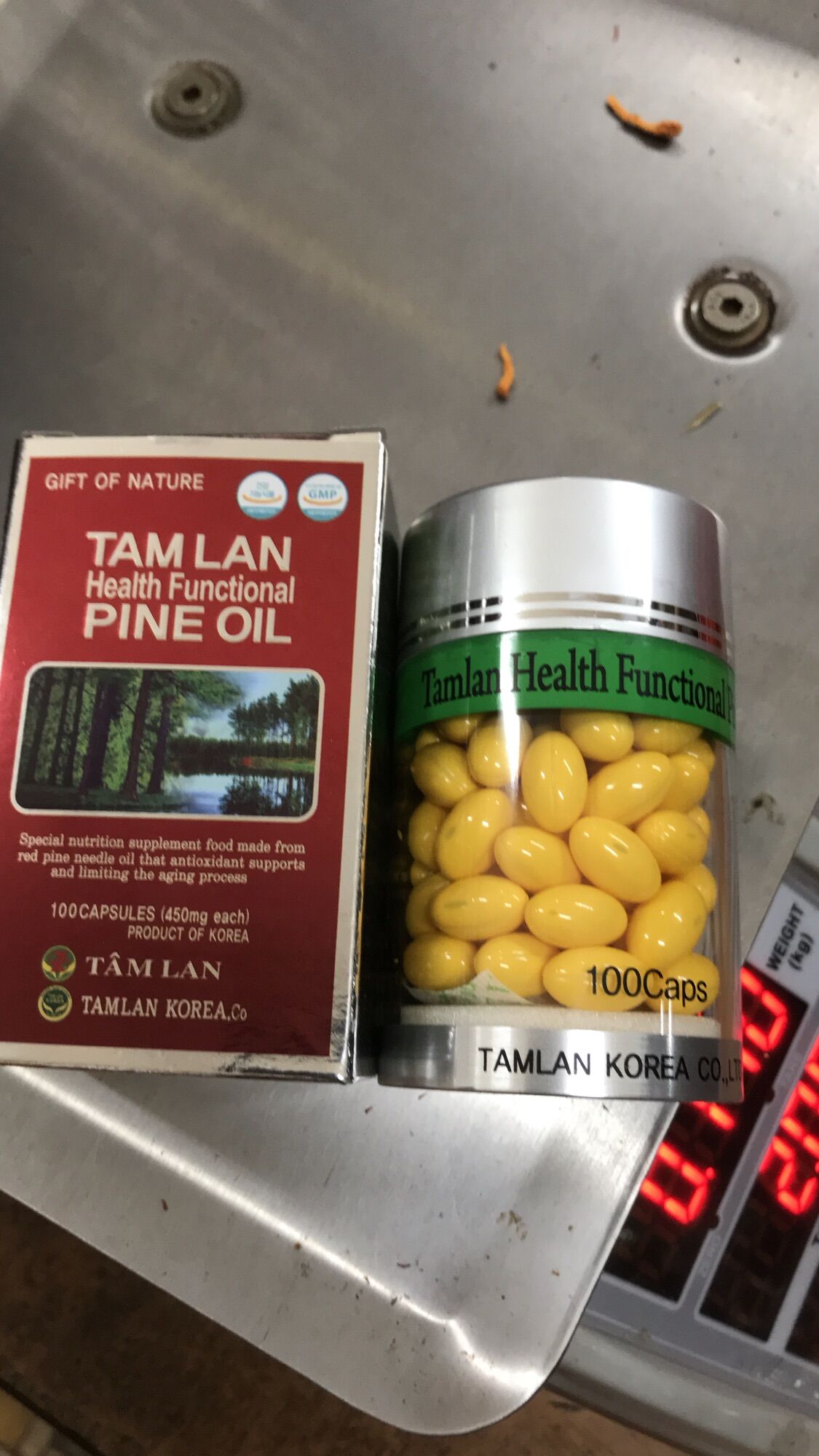 Tinh dầu thông đỏ tâm lan korea chính hãng
