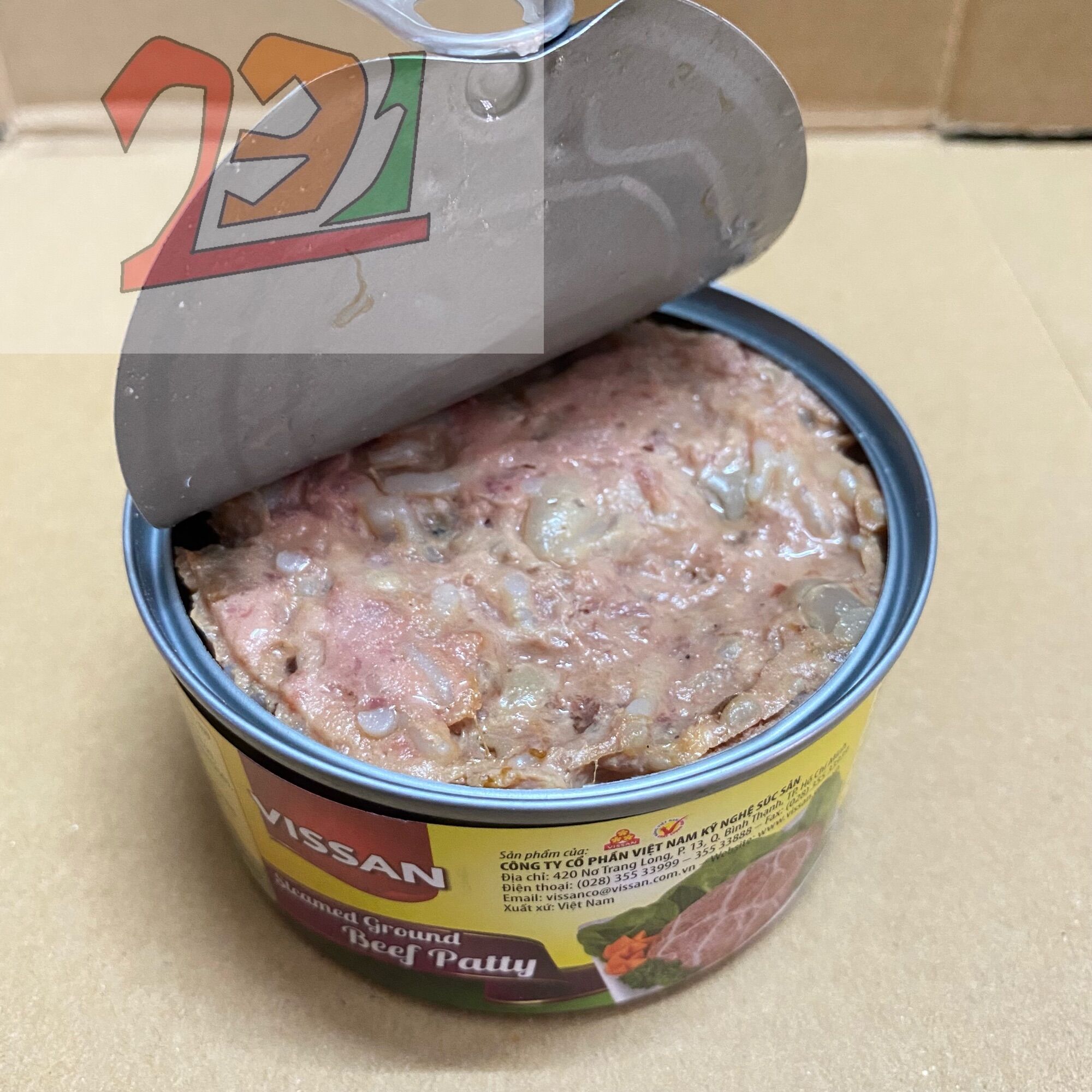 [200g] Đồ Hộp Chả Đùm Bò Heo Vissan