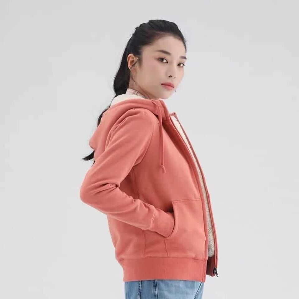 [Auth_Pick store Uniqlo Nhật] Áo khoác nỉ lót lông nữ Uniqlo