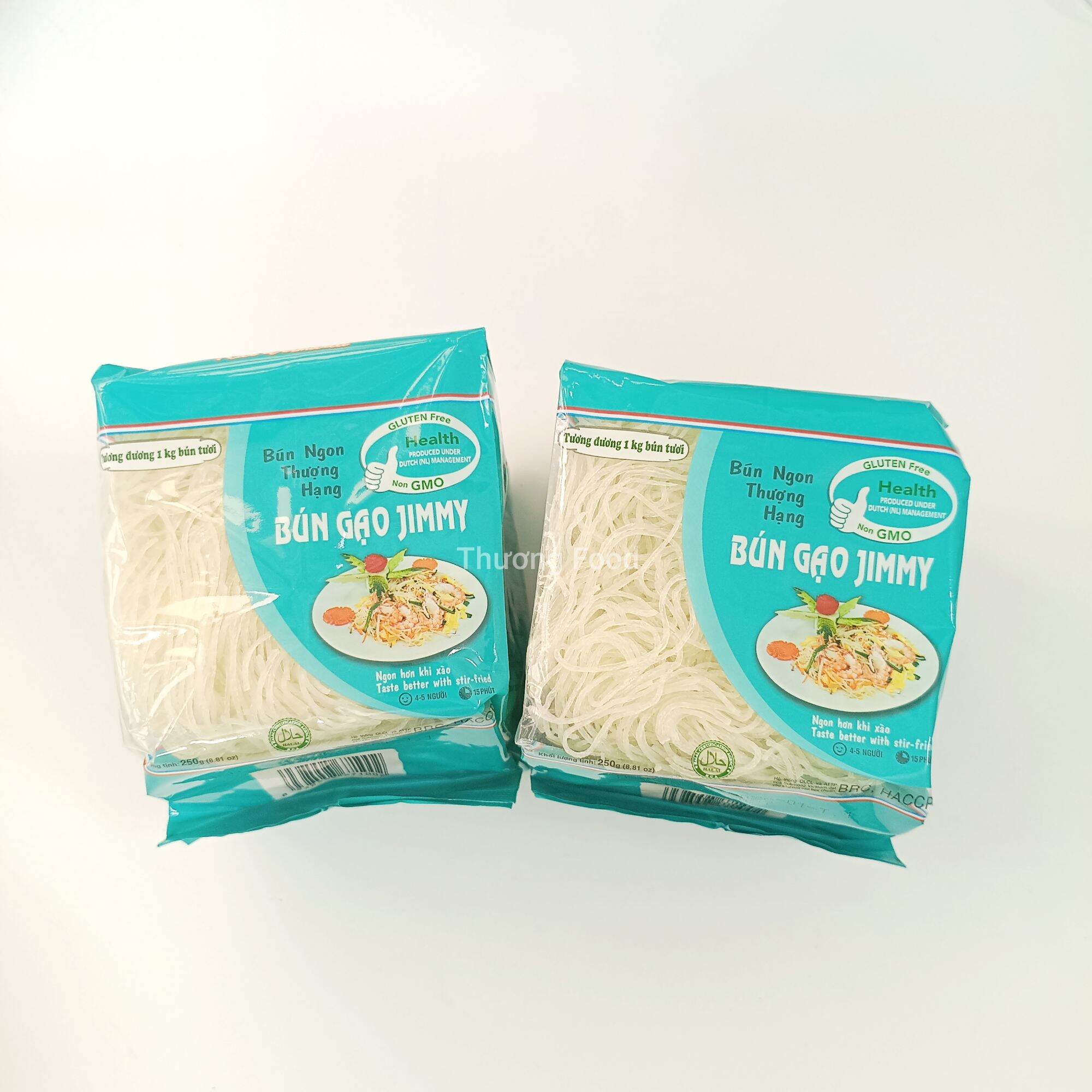 [Combo 1-2-3 Gói] Bún Gạo 250gr Tương Đương 1Kg Bún Tươi , Bún Gạo Khô - Jimmy Food