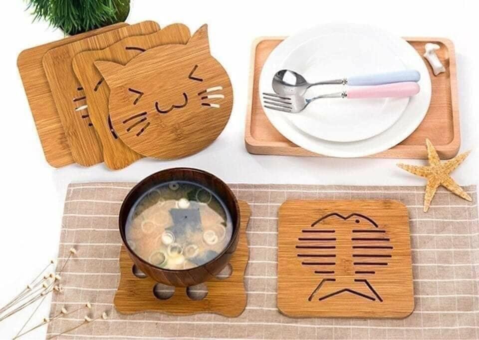 Combo 3 lót nồi gỗ đa năng