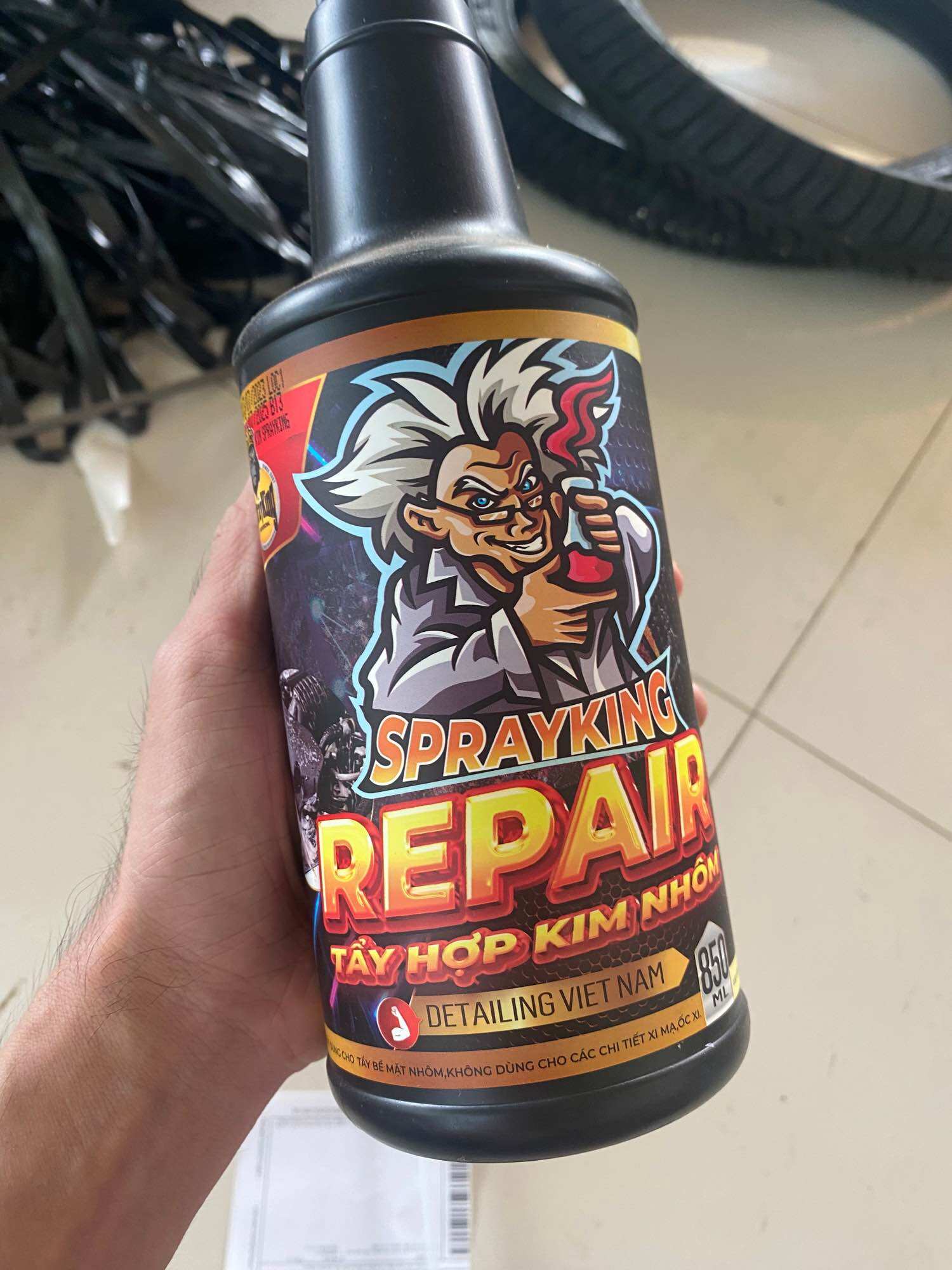 NƯỚC HỒNG SPRAYKING REPAIR DUNG DỊCH TẨY RỬA LÓC MÁY , DÀN CHÂN , HỢP KIM NHÔM