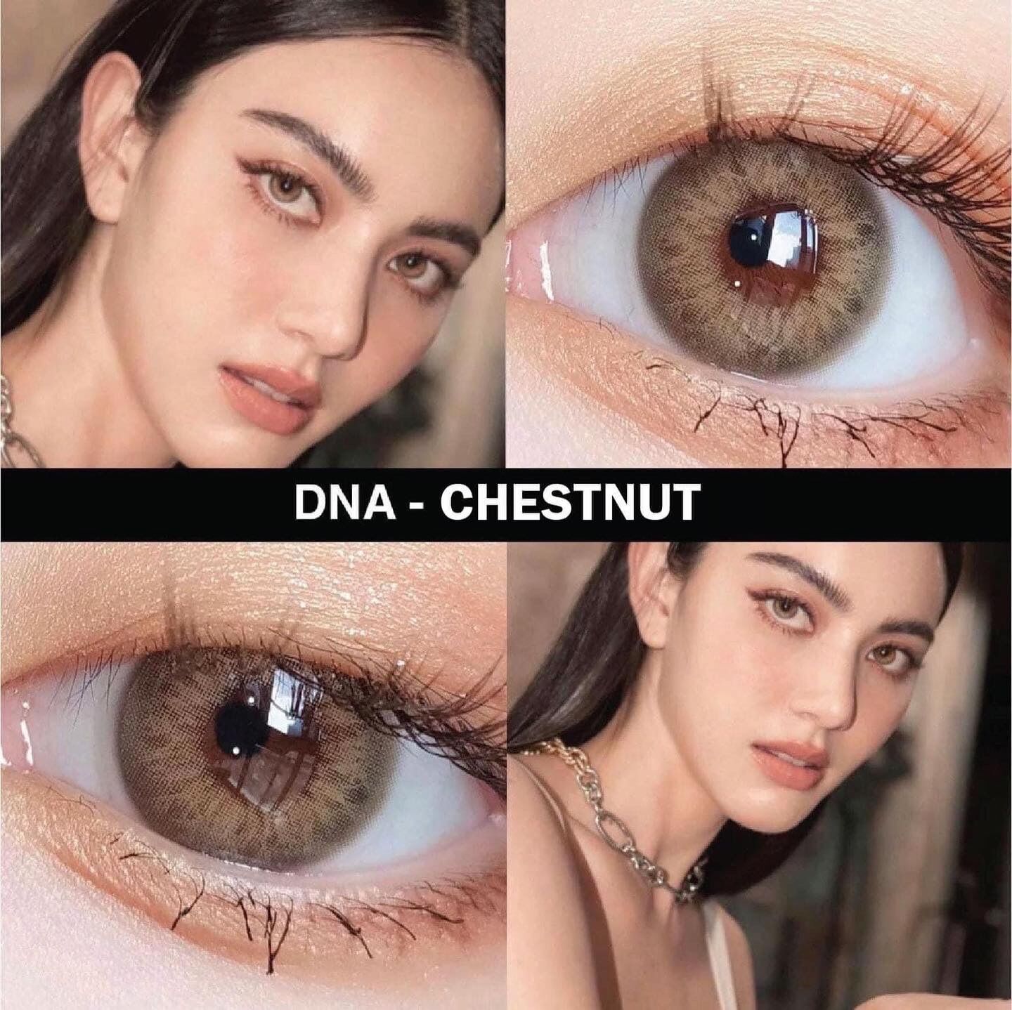 Lens mắt có độ cận makeup