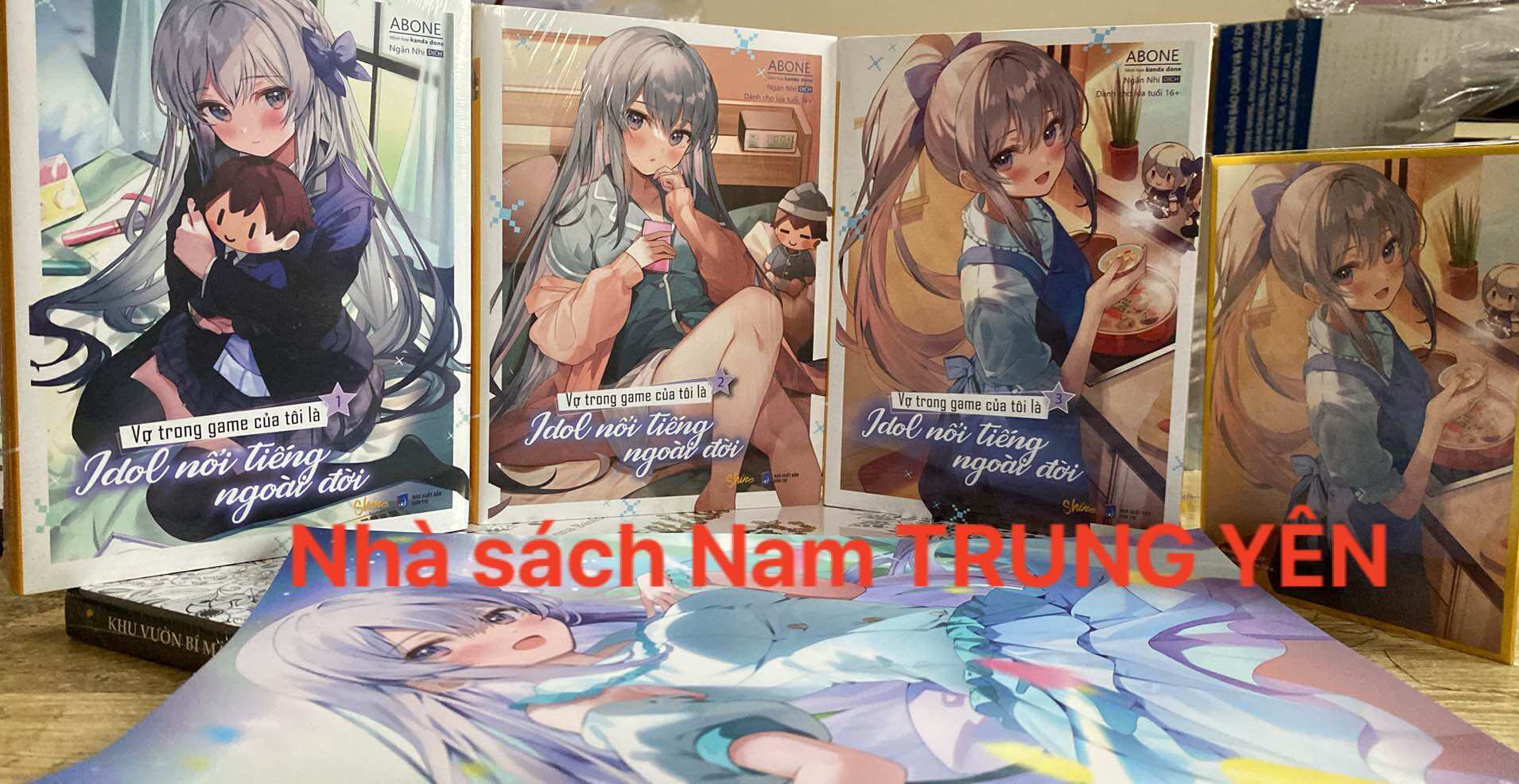 Sách light novel - combo vợ trong game của tôi là idol nổi tiếng ngoài đời - abone